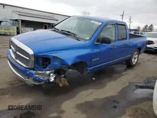 2008 Dodge 1500 SLT with VIN 1D7HU18N08S545473, listed as a Copart auction lot 48234135 with 195,949 mi miles and Salvage Title. Bid and sale history available at carsss.com. Image 1.