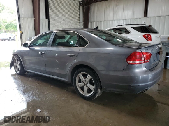 2012 Volkswagen Passat SE with VIN 1VWBH7A39CC102416, listed as a Copart auction lot 61557405 with 170,034 mi miles and Salvage title. Bid and sale history available at DreamBid. Image 2.