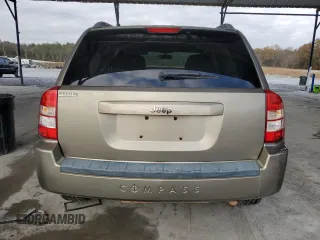 2007 Jeep Compass Sport with VIN 1J8FT47W47D368891, listed as a Copart auction lot 85054114 with 251,737 mi miles and Salvage Title. Bid and sale history available at carsss.com. Image 6.
