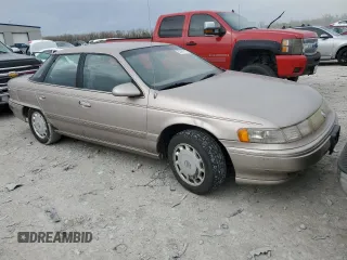 1995 Mercury Sable GS with VIN 1MELM50U3SG629746, listed as a Copart auction lot 52459715 with 131,692 mi miles and Salvage Title. Bid and sale history available at carsss.com. Image 4.