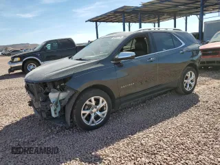 2018 Chevrolet Equinox Premier with VIN 3GNAXMEV6JL328918, listed as a Copart auction lot 46147775 with 116,291 mi miles and Salvage Title. Bid and sale history available at carsss.com. Image 1.