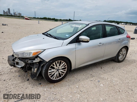 2017 Ford Focus Titanium with VIN 1FADP3N28HL346418, listed as a Copart auction lot 63507125 with 107,761 mi miles and Salvage title. Bid and sale history available at DreamBid. Image 1.