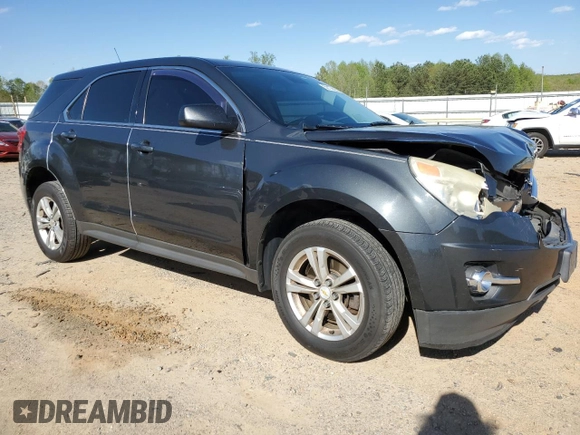 2012 Chevrolet Equinox LS with VIN 2GNALBEK2C1286757, listed as a Copart auction lot 53179655 with 210,844 mi miles and Salvage Title. Bid and sale history available at DreamBid. Image 4.