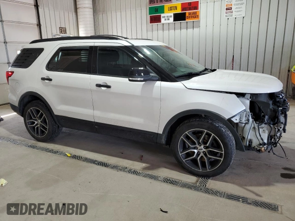 2016 Ford Explorer Sport with VIN 1FM5K8GT7GGA93286, listed as a Copart auction lot 59331775 with 144,028 mi miles and Salvage title. Bid and sale history available at DreamBid. Image 4.