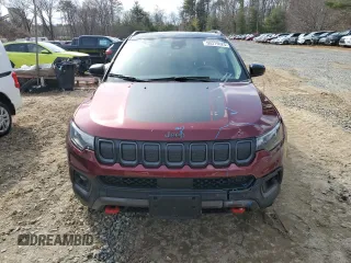 2022 Jeep Compass Trailhawk z VIN 3C4NJDDB3NT229952, wystawiony jako Copart lot #50379625 z przebiegiem 17 737 mil mil oraz Szkoda całkowita • Salvage title. Historia ofert i sprzedaży dostępna na DreamBid. Obrazek 5.