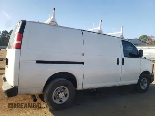 2014 Chevrolet Express Cargo Van with VIN 1GCWGFCA2E1194237, listed as a Copart auction lot 77768844 with 164,426 mi miles and Salvage Title. Bid and sale history available at carsss.com. Image 3.