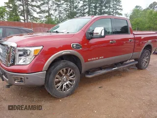 2018 Nissan Titan XD SV with VIN 1N6BA1F44JN550504, listed as a IAAI auction lot 41943693 with 1 mi miles. Bid and sale history available at carsss.com. Image 2.