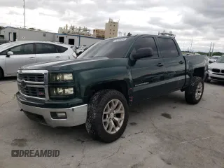2014 Chevrolet Silverado 1500 LT with VIN 3GCUKREC8EG553484, listed as a Copart auction lot 52006265 with 198,710 mi miles and Salvage Title. Bid and sale history available at carsss.com. Image 1.