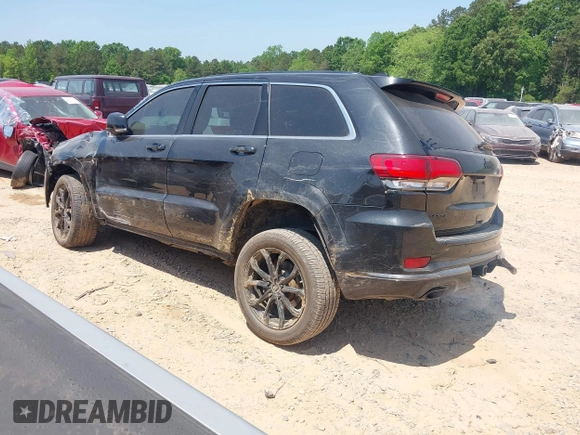 2016 Jeep Grand Cherokee Overland with VIN 1C4RJFCG5GC408390, listed as a IAAI auction lot 42140038 with 140,507 mi miles and . Bid and sale history available at DreamBid. Image 3.