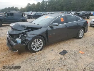 2017 Chevrolet Malibu LT with VIN 1G1ZE5ST9HF113332, listed as a Copart auction lot 47201655 with 109,498 mi miles and Non Repairable. Bid and sale history available at carsss.com. Image 1.