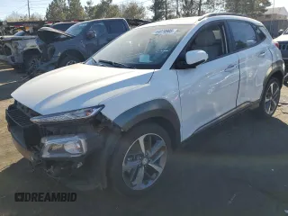 2020 Hyundai Kona Ultimate with VIN KM8K5CA54LU536352, listed as a Copart auction lot 44074905 with 34,423 mi miles and Salvage Title. Bid and sale history available at carsss.com. Image 1.