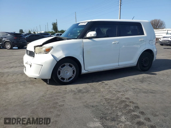 2008 Scion xB with VIN JTLKE50E281027617, listed as a Copart auction lot 52257245 with 175,603 mi miles and Salvage Title. Bid and sale history available at carsss.com. Image 1.