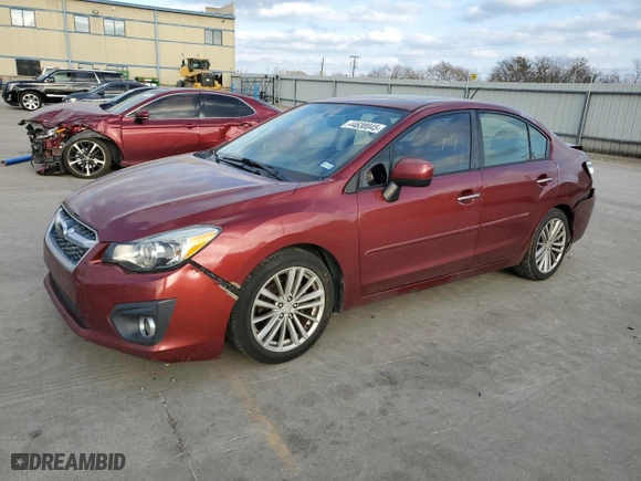 2012 Subaru Impreza Sedan 2.0i Limited with VIN JF1GJAH62CH028565, listed as a Copart auction lot 44630045 with 166,165 mi miles and Salvage Title. Bid and sale history available at carsss.com. Image 1.