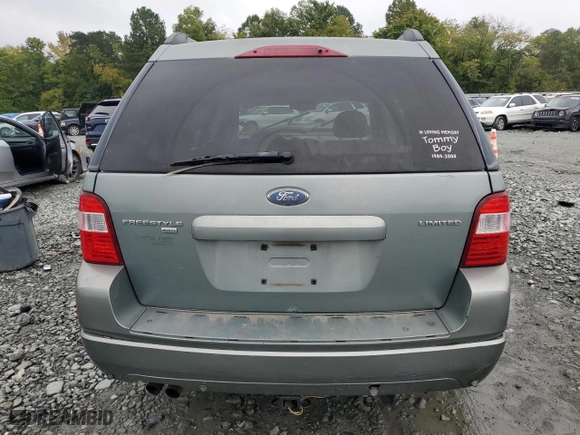 2006 Ford Freestyle Limited with VIN 1FMDK06136GA10335, listed as a Copart auction lot 72193264 with 218,418 mi miles and Salvage Title. Bid and sale history available at carsss.com. Image 6.