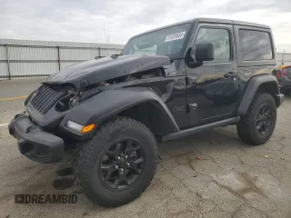 2020 Jeep Wrangler Sport with VIN 1C4GJXAG0LW311011, listed as a Copart auction lot 81323634 with 33,776 mi miles and Salvage title. Bid and sale history available at DreamBid. Image 1.