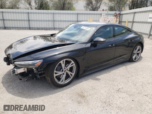 2024 Audi e-tron GT Premium Plus z VIN WAUFJBFW1R7001075, wystawiony jako Copart lot #58714654 z przebiegiem 3185 mil mil oraz Szkody całkowita. Historia ofert i sprzedaży dostępna na DreamBid. Obrazek 1.