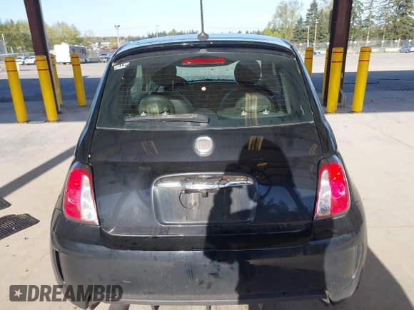 2015 FIAT 500 Turbo with VIN 3C3CFFHH2FT509287, listed as a IAAI auction lot 42030972 with 112,029 mi miles. Bid and sale history available at carsss.com. Image 16.
