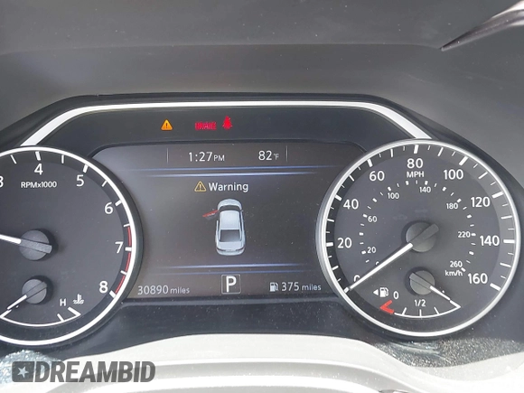2017 Nissan Maxima S with VIN 1N4AA6AP7HC455539, listed as a IAAI auction lot 41826671 with 30,890 mi miles and . Bid and sale history available at DreamBid. Image 7.