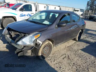 2015 Nissan Versa SV with VIN 3N1CN7APXFL907646, listed as a IAAI auction lot 41744751 with 82,843 mi miles. Bid and sale history available at carsss.com. Image 2.