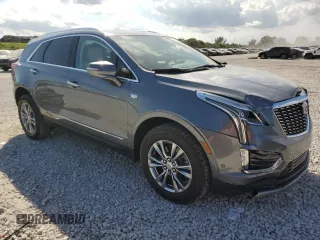 2021 Cadillac XT5 FWD Premium Luxury with VIN 1GYKNCR42MZ152066, listed as a Copart auction lot 44779085 with 11,529 mi miles and Salvage title. Bid and sale history available at DreamBid. Image 4.