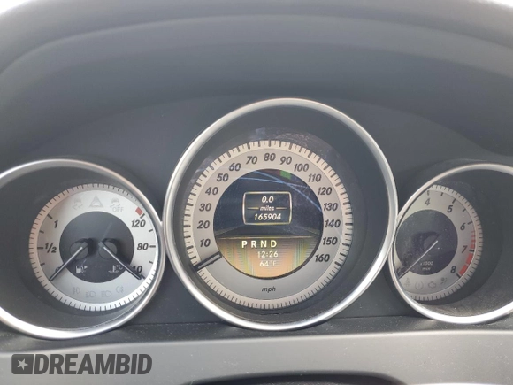 2012 Mercedes-Benz C-Class C 250 Sport with VIN WDDGF4HB8CA616379, listed as a Copart auction lot 51476975 with 165,904 mi miles and Salvage Title. Bid and sale history available at carsss.com. Image 9.