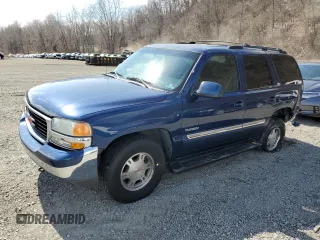 2002 GMC Yukon SLE z VIN 1GKEC13V22R275950, wystawiony jako Copart lot #49628165 z przebiegiem 148 371 mil mil oraz Szkoda całkowita • Salvage title. Historia ofert i sprzedaży dostępna na DreamBid. Obrazek 1.