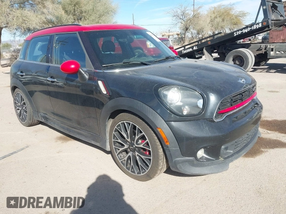 2016 MINI Countryman John Cooper Works with VIN WMWXD1C5XGWT97513, listed as a IAAI auction lot 41647602 with 160,179 mi miles and . Bid and sale history available at DreamBid. Image 1.