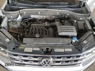2019 Volkswagen Atlas SEL R-Line with VIN 1V2RR2CA3KC552024, listed as a Copart auction lot 55373015 with 110,655 mi miles and Salvage title. Bid and sale history available at DreamBid. Image 12.