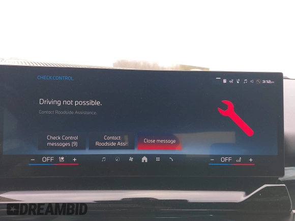 2024 BMW i5 M60 with VIN WBY43FK07RCP53740, listed as a IAAI auction lot 41639714 with 1,819 mi miles and . Bid and sale history available at DreamBid. Image 18.