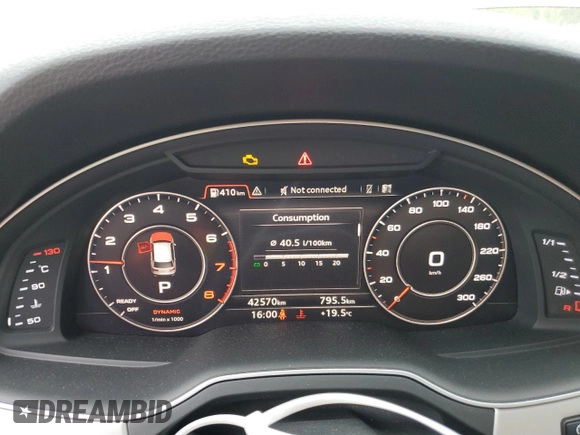 2018 Audi Q7 z VIN WA1MAAF71JD049558, wystawiony jako Copart lot #69534294 z przebiegiem 42 570 mil mil oraz Szkoda całkowita • Salvage title. Historia ofert i sprzedaży dostępna na DreamBid. Obrazek 9.
