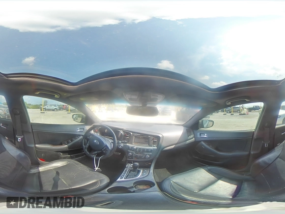 2013 Kia Optima SX with VIN 5XXGR4A62DG102323, listed as a Copart auction lot 59684425 with 210,005 mi miles and Salvage title. Bid and sale history available at DreamBid. Image 14.