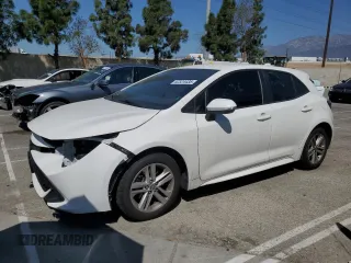 2022 Toyota Corolla Hatchback SE with VIN JTND4MBE5N3148944, listed as a Copart auction lot 52324435 with 55,206 mi miles and Salvage Title. Bid and sale history available at carsss.com. Image 1.