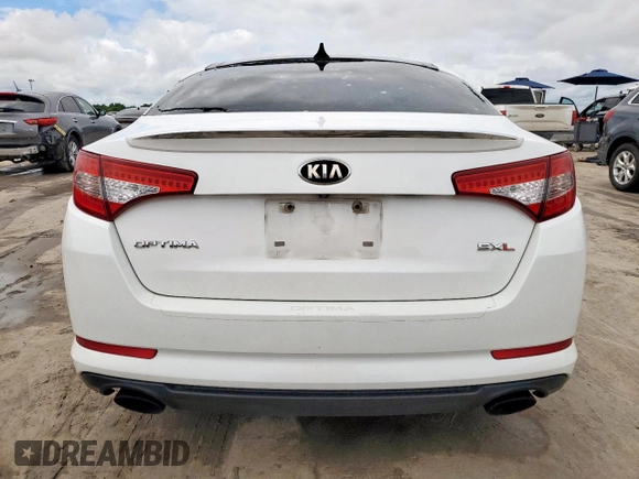 2013 Kia Optima SX with VIN 5XXGR4A69DG194031, listed as a Copart auction lot 60411945 with 120,419 mi miles and Clean title. Bid and sale history available at DreamBid. Image 6.
