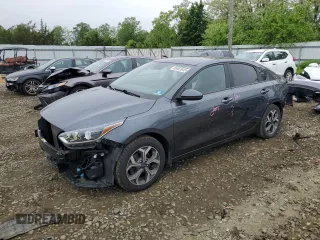2019 Kia Forte LXS with VIN 3KPF24AD2KE106182, listed as a Copart auction lot 56002645 with 59,376 mi miles and Salvage title. Bid and sale history available at DreamBid. Image 1.