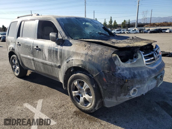 2014 Honda Pilot EX-L with VIN 5FNYF3H52EB011478, listed as a Copart auction lot 81804884 with Not Provided miles and Non Repairable. Bid and sale history available at DreamBid. Image 4.