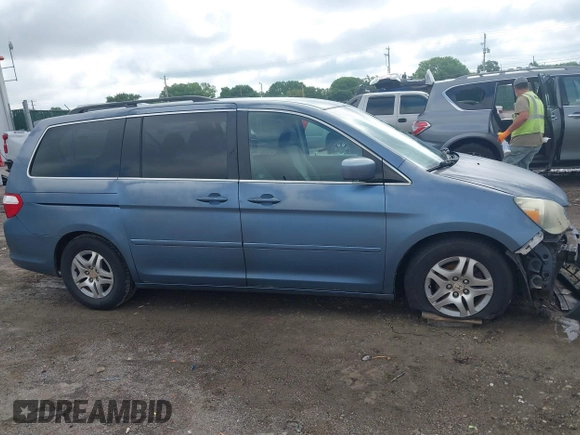 2007 Honda Odyssey EX with VIN 5FNRL384X7B063481, listed as a IAAI auction lot 42352096 with 106,047 mi miles and . Bid and sale history available at DreamBid. Image 13.