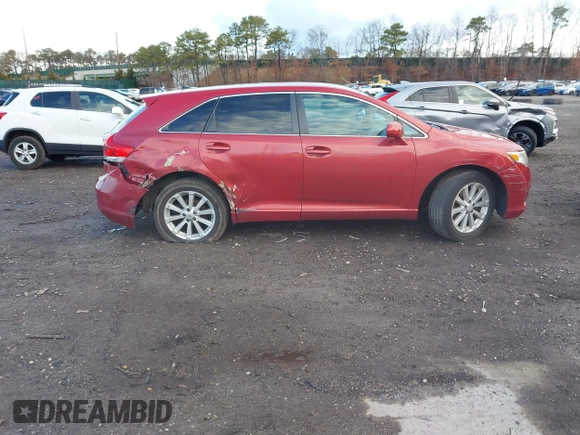 2010 Toyota Venza with VIN 4T3BA3BB7AU011225, listed as a IAAI auction lot 41822107 with 108,523 mi miles and . Bid and sale history available at DreamBid. Image 13.