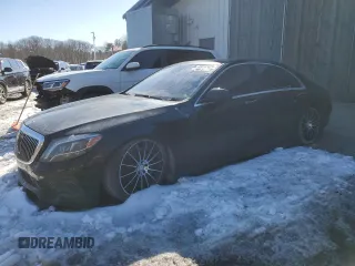 2015 Mercedes-Benz S-Class S 550 with VIN WDDUG8CB0FA189718, listed as a Copart auction lot 45512425 with 123,668 mi miles and Clean Title. Bid and sale history available at carsss.com. Image 1.