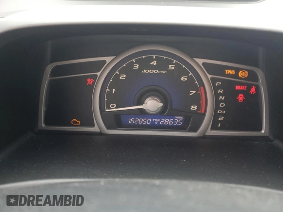 2011 Honda Civic Cpe EX with VIN 2HGFG1B89BH516789, listed as a Copart auction lot 65648994 with 162,850 mi miles and Salvage Title. Bid and sale history available at carsss.com. Image 9.