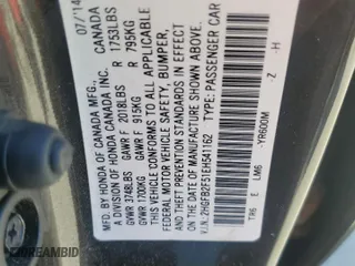 2014 Honda Civic Sedan LX with VIN 2HGFB2F51EH541162, listed as a Copart auction lot 52978265 with 177,937 mi miles and Salvage Title. Bid and sale history available at carsss.com. Image 12.