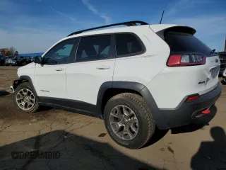 2022 Jeep Cherokee Trailhawk with VIN 1C4PJMBX3ND505107, listed as a Copart auction lot 77418384 with 12,952 mi miles and Clean Title. Bid and sale history available at carsss.com. Image 2.