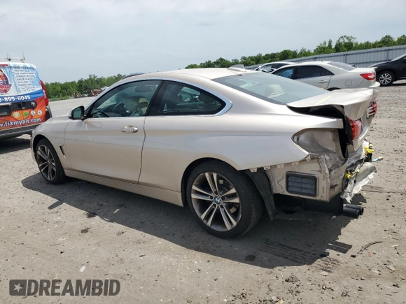 2016 BMW 4 Series 428i z VIN WBA3N3C58GF713076, wystawiony jako Copart lot #57517315 z przebiegiem 38 073 mil mil oraz Szkoda całkowita • Salvage title. Historia ofert i sprzedaży dostępna na DreamBid. Obrazek 2.
