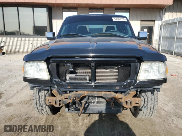 2008 Ford Ranger XLT with VIN 1FTZR45E78PA62135, listed as a Copart auction lot 52563195 with 122,554 mi miles and Salvage Title. Bid and sale history available at carsss.com. Image 5.
