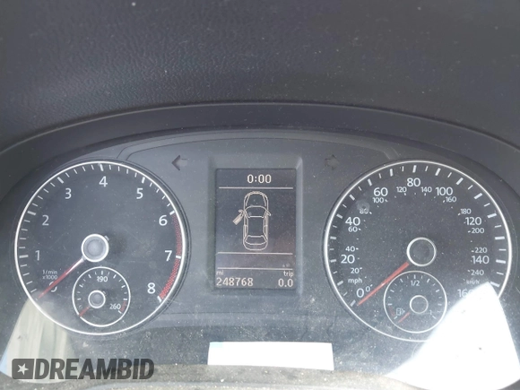 2013 Volkswagen Passat SE with VIN 1VWBH7A30DC134298, listed as a IAAI auction lot 42592442 with 248,768 mi miles and . Bid and sale history available at DreamBid. Image 7.