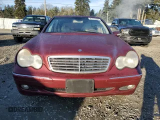 2002 Mercedes-Benz C 230/260/280/320 with VIN WDBRF61J32E003687, listed as a Copart auction lot 47209285 with 156,561 mi miles and Salvage Title. Bid and sale history available at DreamBid. Image 5.