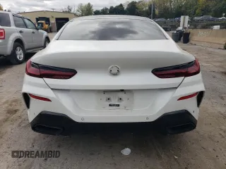 2020 BMW 8 Series M850i with VIN WBAGV8C03LBP48760, listed as a Copart auction lot 73453334 with 0 mi miles and Salvage Title. Bid and sale history available at carsss.com. Image 6.