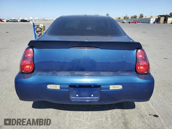 2005 Chevrolet Monte Carlo LS с VIN 2G1WW12E659116865, выставлен на аукционе Copart как лот 63853625 с пробегом 197 957 миль миль и Списание • Salvage title. История ставок и продаж доступна на DreamBid. Изображение 6.