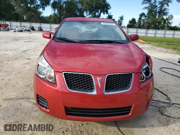 2009 Pontiac Vibe w/1SA with VIN 5Y2SP67849Z456613, listed as a Copart auction lot 73483834 with 52,378 mi miles and Salvage Title. Bid and sale history available at carsss.com. Image 5.