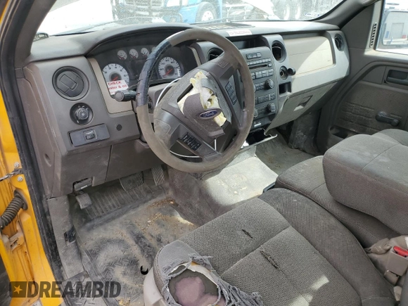 2009 Ford F-150 XL with VIN 1FTPF12V79KC23567, listed as a Copart auction lot 68580994 with 268,661 mi miles and Salvage Title. Bid and sale history available at carsss.com. Image 8.