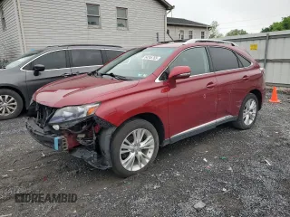 2010 Lexus RX 450h with VIN JTJBC1BA2A2024623, listed as a Copart auction lot 54246765 with Not provided miles and Salvage title. Bid and sale history available at DreamBid. Image 1.